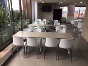 cafeterías para oficina, mesas para cafetería, sillas para cafetería