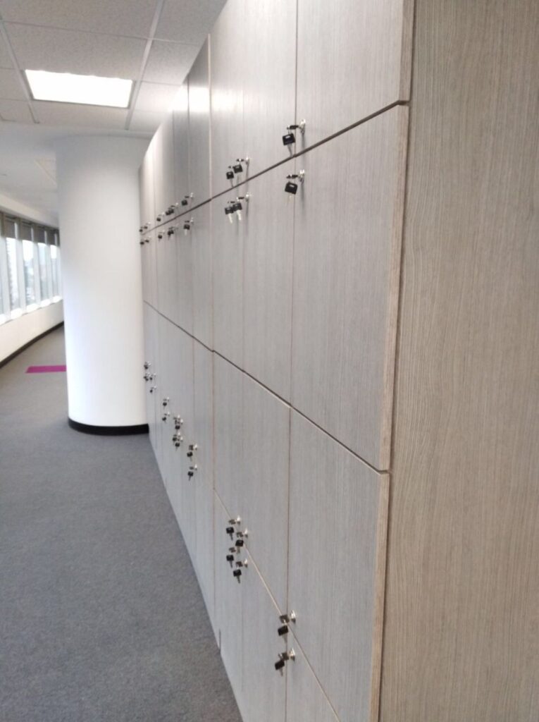 lockers en madera