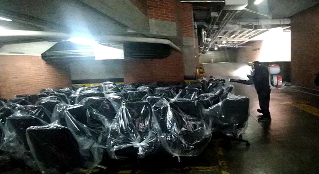 Embalaje, traslado de muebles de oficina,