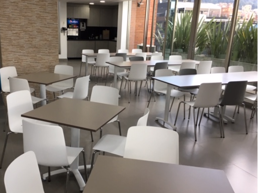 cafeterías para oficina, mesas para cafetería, sillas para cafetería